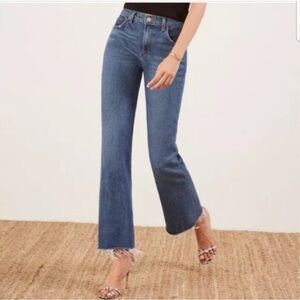 Reformation Kasai Cropped Flood jeans